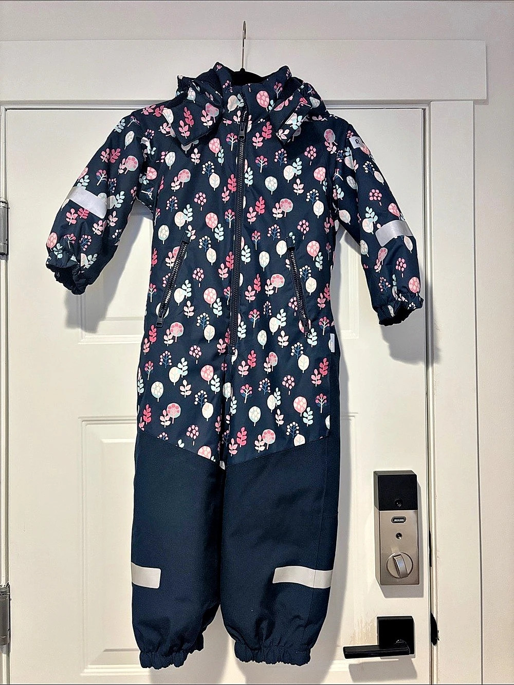 Reima Floral One-Piece Girls Size 110